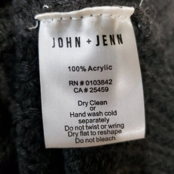 John + Jenn Sweater Dress Cold Shoulder Women's Size S Gray - Picture 4 of 6